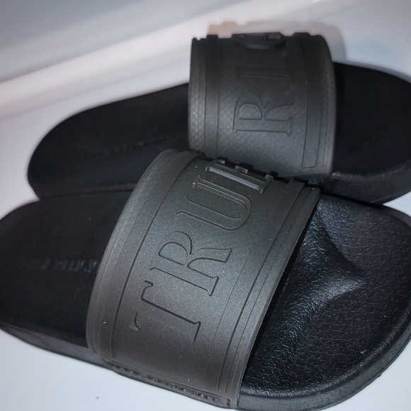 True Religion Slide Sandals Blck&PINK BUNDLE DEAL - Picture 5 of 9